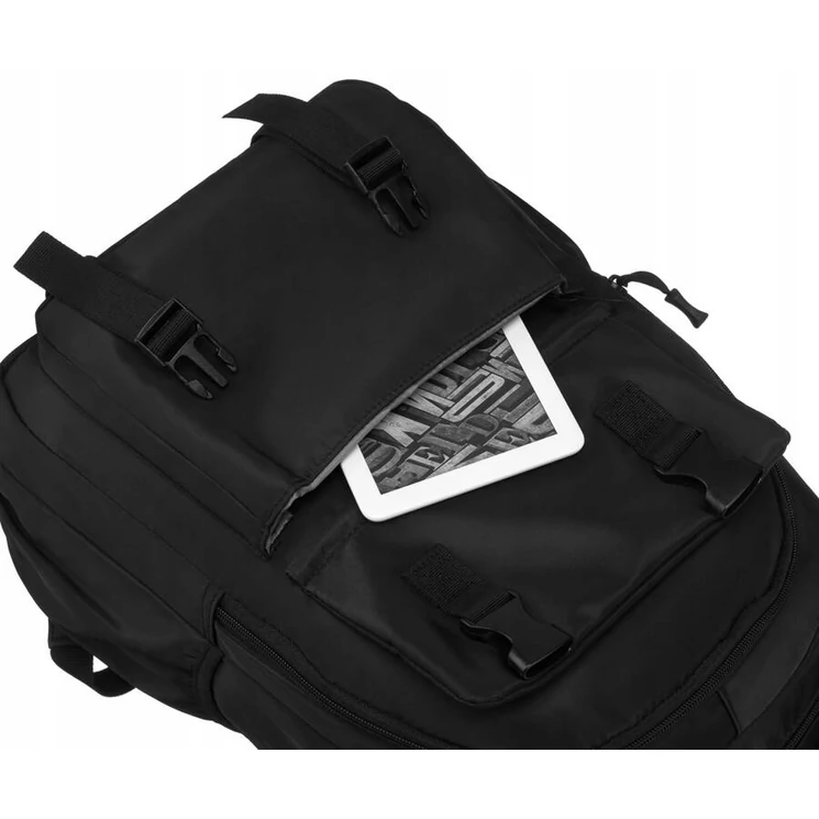 Női Nagyméretű Városi Hátizsák Fekete színben