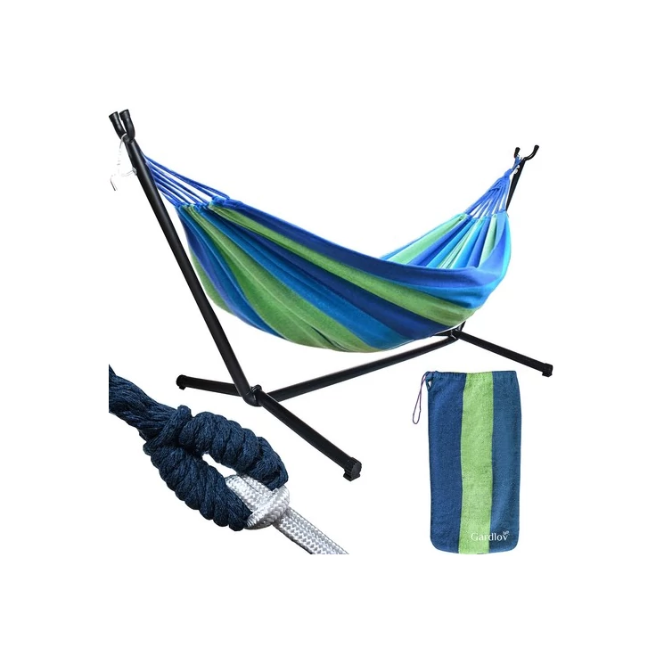 Kerti függőágy 200x150 cm kerettel