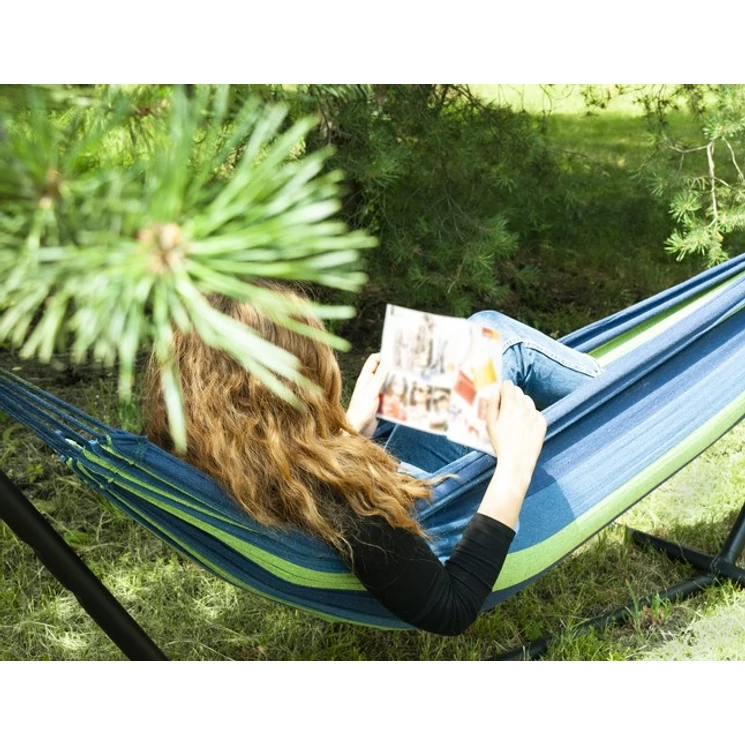 Kerti függőágy 200x150 cm kerettel