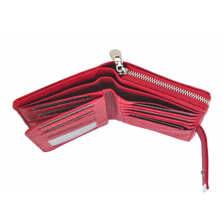 Jennifer Jones Lakk Valódi bőr Pénztárca fekete színben