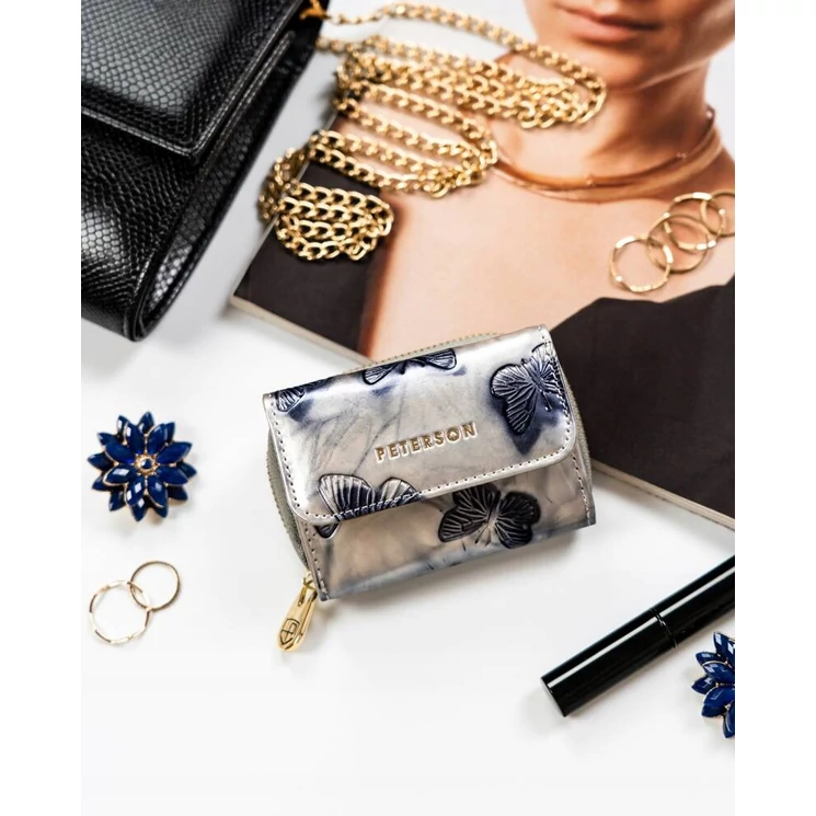 Valódi bőr kisméretű női pénztárca