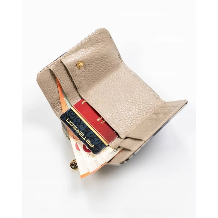 Valódi bőr kisméretű női pénztárca