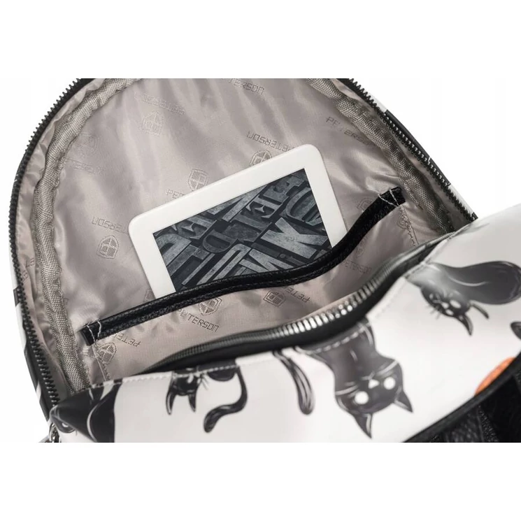 Női városi hátizsák divatos mintával