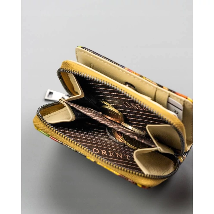 Kis méretű Valódi bőr női pénztárca- Lorenti