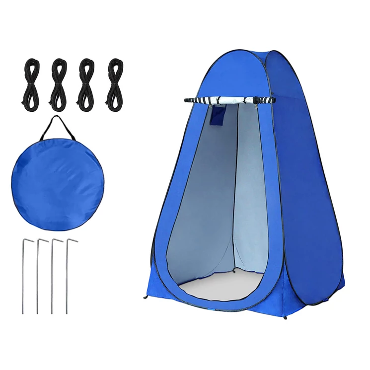 Zuhanyzó - átöltöző sátor Kék színben