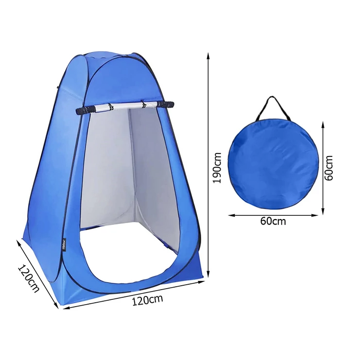 Zuhanyzó - átöltöző sátor Kék színben