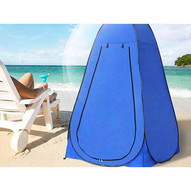 Zuhanyzó - átöltöző sátor Kék színben