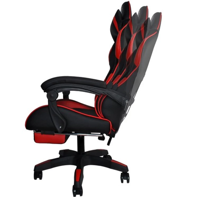 Kényelmes Gamer szék lábtartóval és derékpárnával Kedvező áron