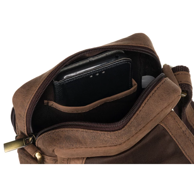 Valódi bőr Férfi oldaltáska