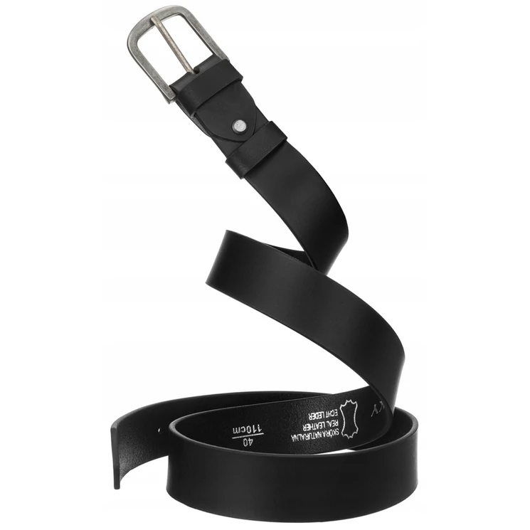 ROVICKY Valódi bőr öv díszdobozban, 120 cm-től 90 cm-ig