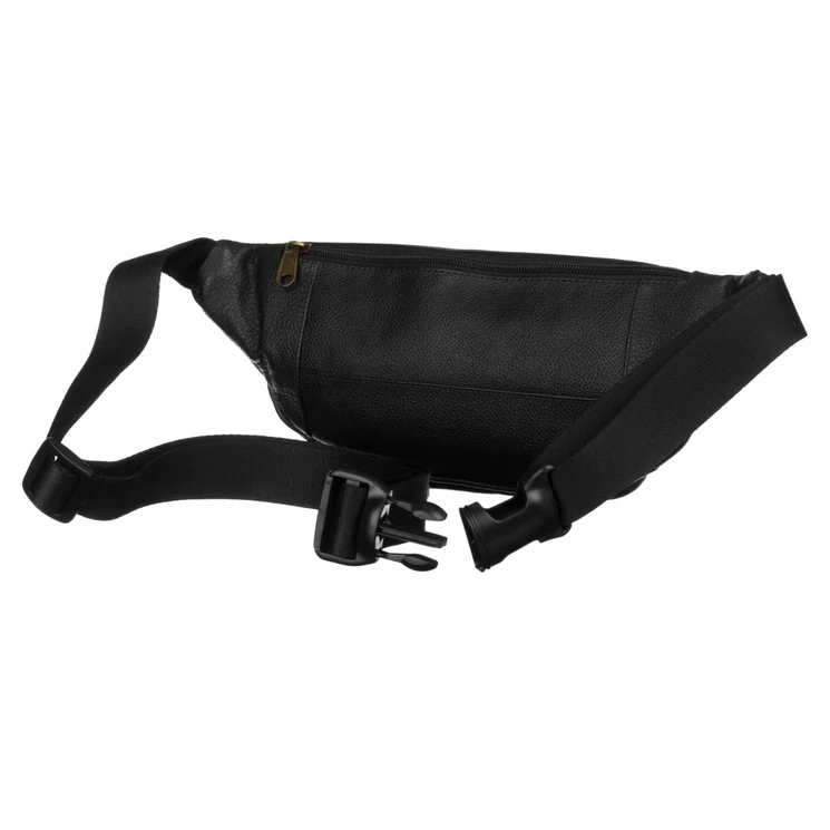 Peterson Valódi bőr övtáska fekete színben