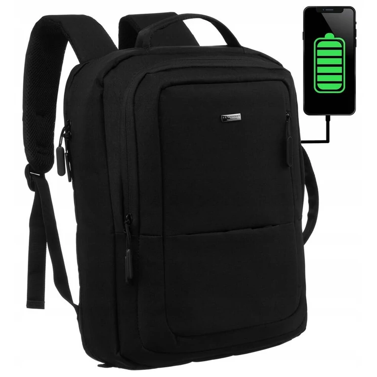 Utazási hátizsák laptop számára és USB-porttal - Peterson