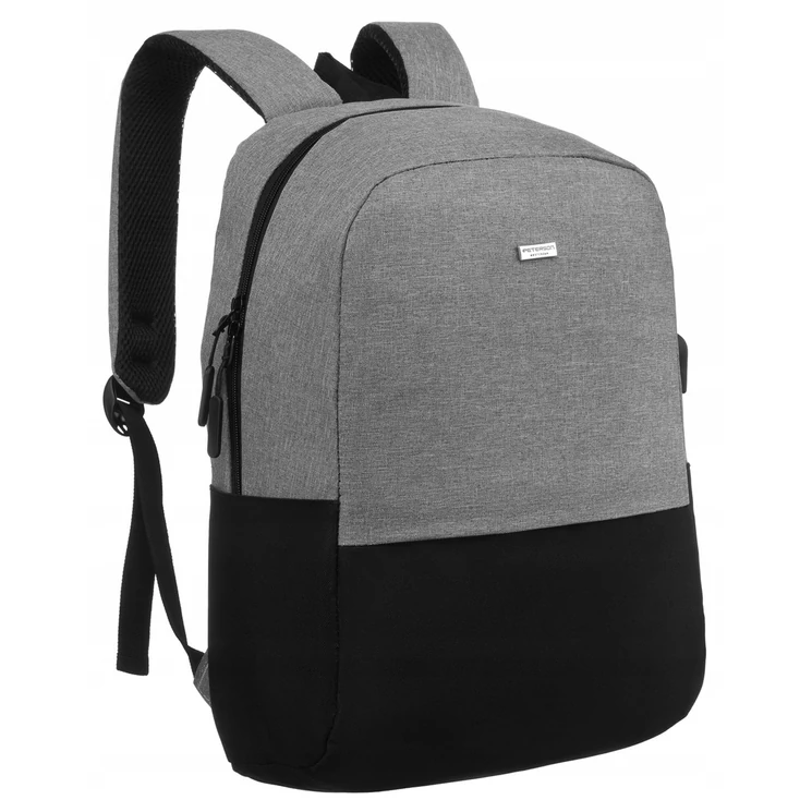 Nagy,férfi laptoptartós hátizsák USB csatlakoztatóval Kedvezményes áron