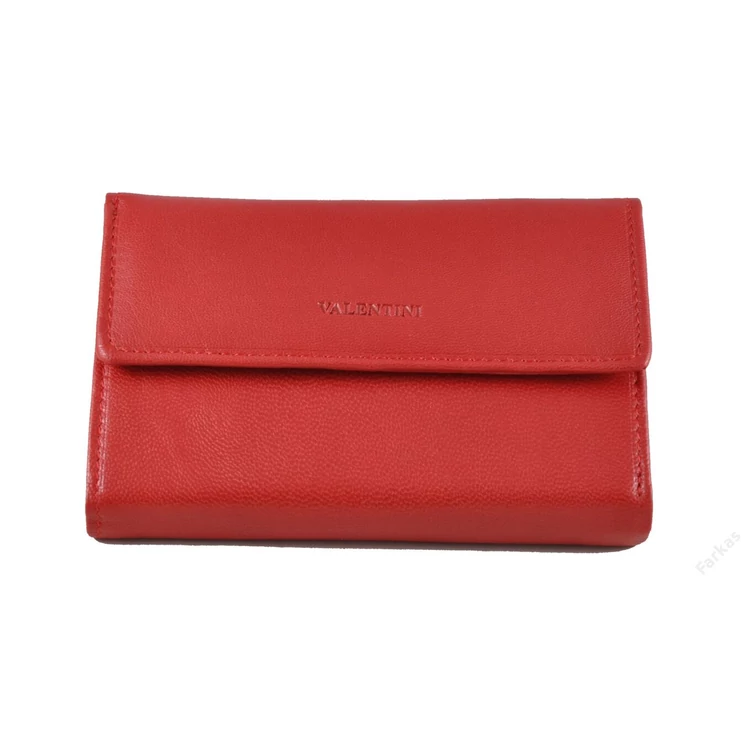 Valentini Valódi bőr Pénztárca piros színben