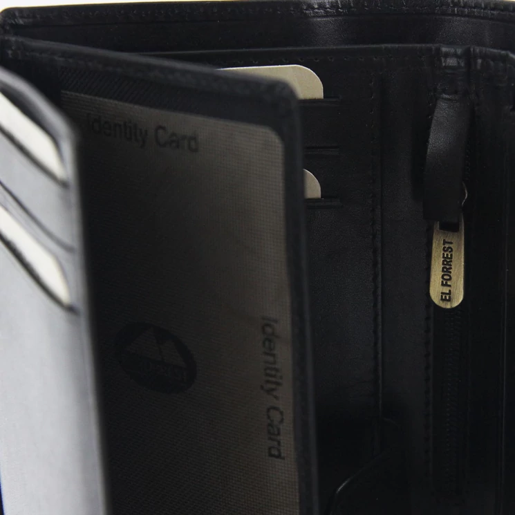 EL FORREST Valódi bőr Férfi Pénztárca RFID védelemmel