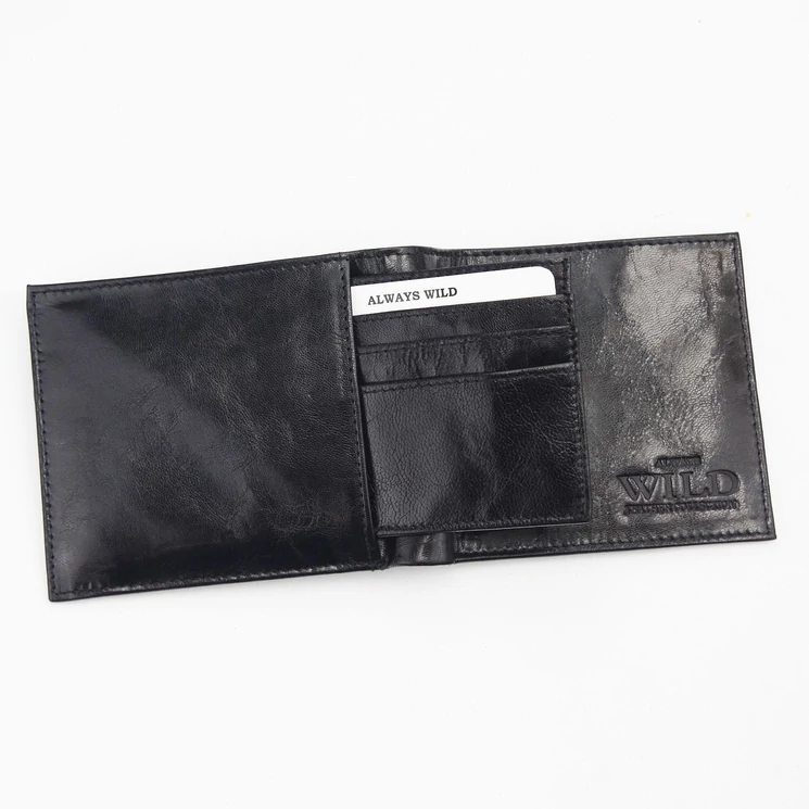 Wild Valódi bőr Pénztárca RFID védelemmel