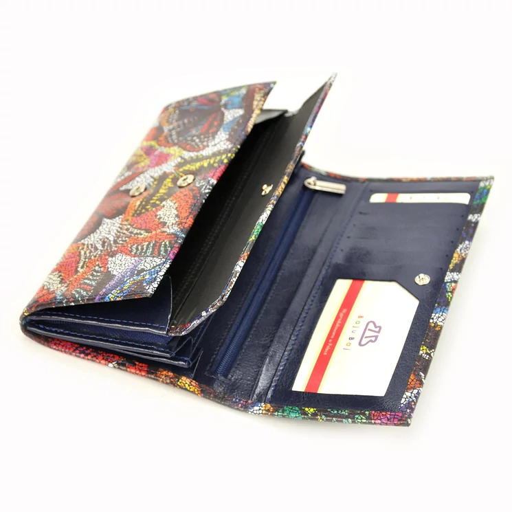 Pillangós Valódi bőr Pénztárca