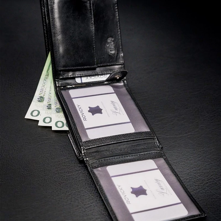 Rovicky Valódi bőr Pénztárca