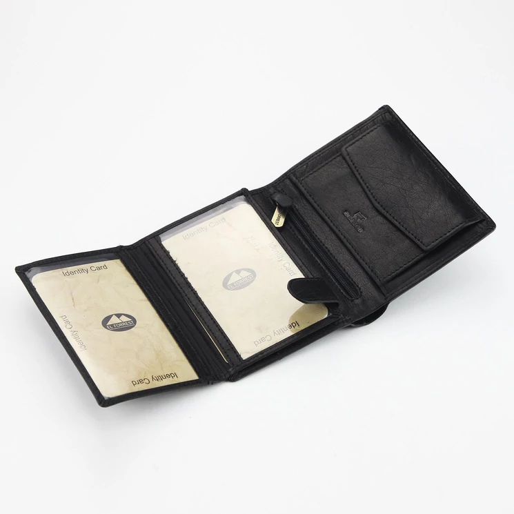 EL FORREST Valódi bőr Férfi Pénztárca RFID védelemmel