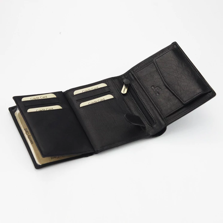 EL FORREST Valódi bőr Férfi Pénztárca RFID védelemmel