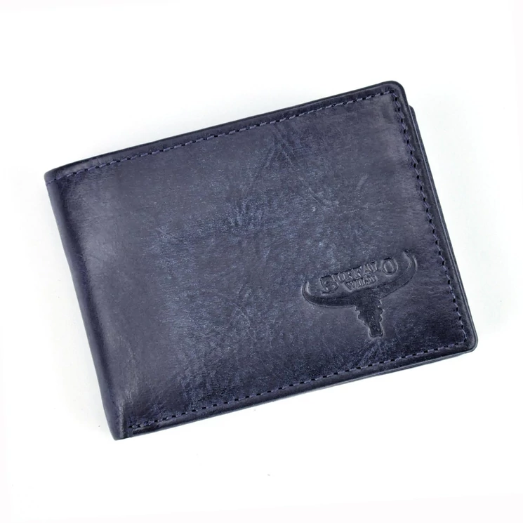 Buffalo Wild Valódi bőr Pénztárca fekete színben RFID rendszerrel