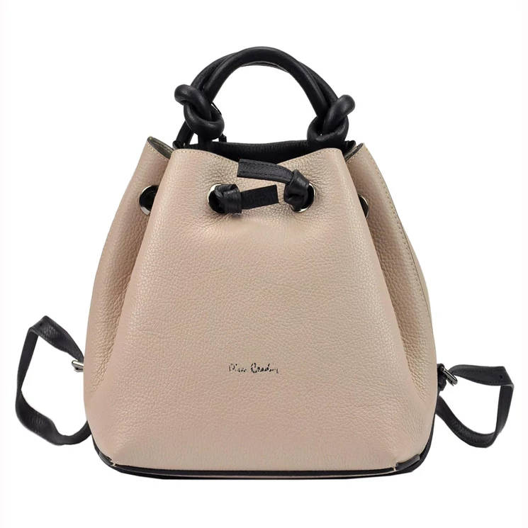 Pierre Cardin Valódi bőr Hátizsák