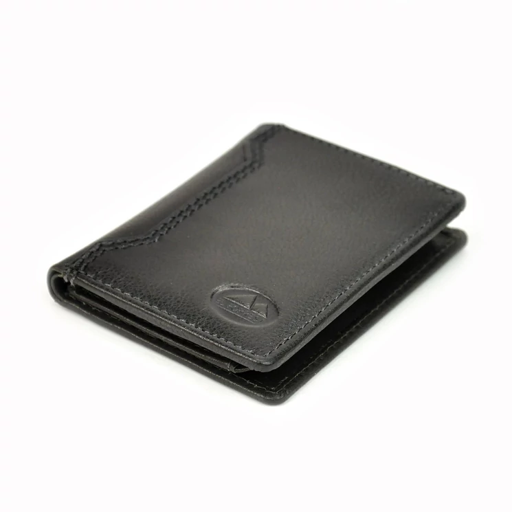 EL FORREST Valódi bőr Kártyatartó Fekete színben RFID rendszerrel