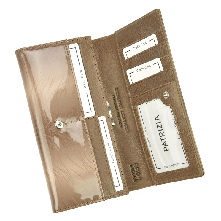 PATRIZIA Valódi bőr Pénztárca RFID védelemmel