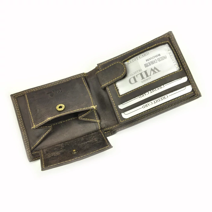 Wild Valódi bőr Pénztárca