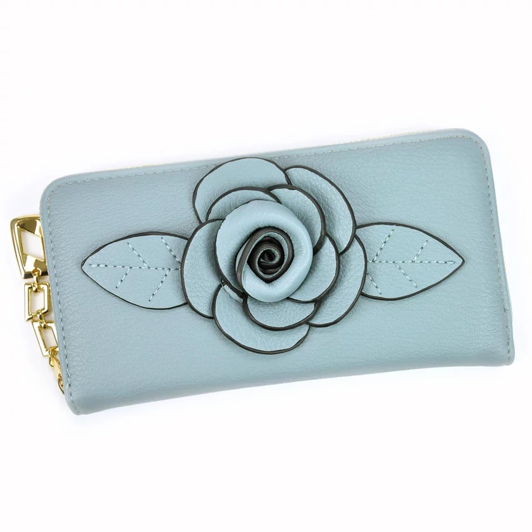 Különleges virágmintás női Pénztárca