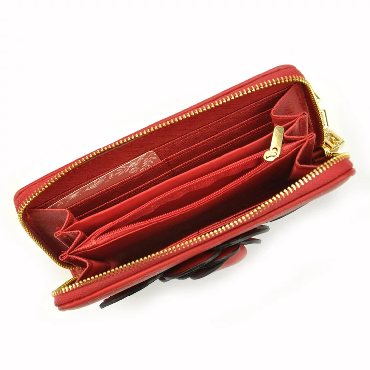 Különleges virágmintás női Pénztárca