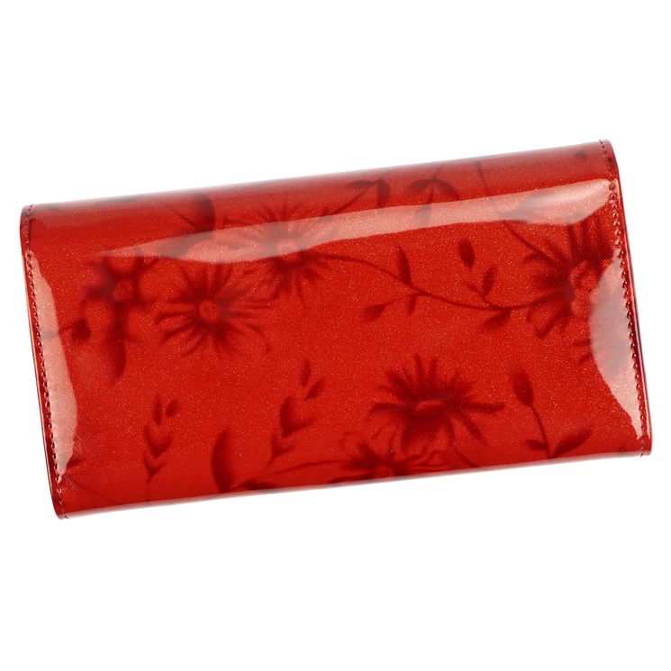  Valódi bőr Pénztárca piros színben RFID védelemmel