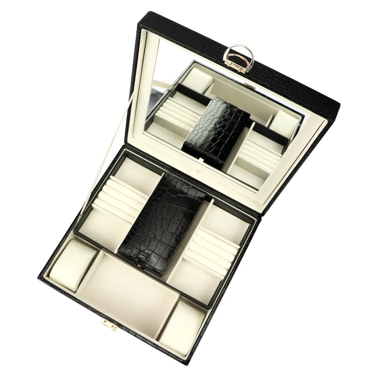 PATRIZIA ékszertartó / sminkes doboz nagy tükörrel