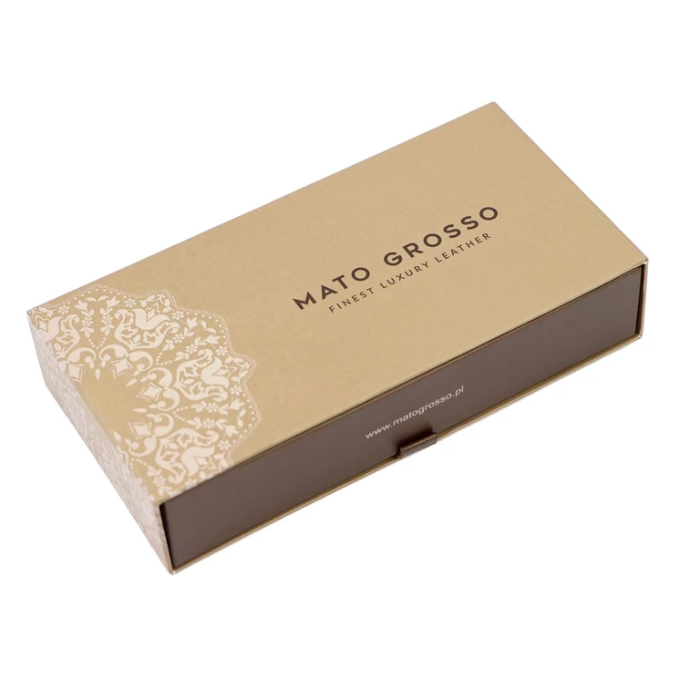 Valódi bőr Piros Pénztárca RFID védelemmel