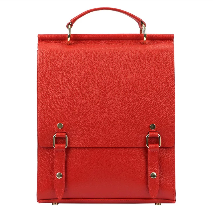 Valódi bőr hátizsák fekete színben