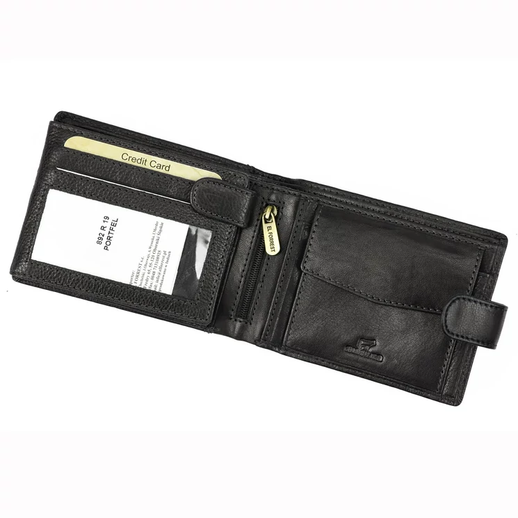 EL FORREST Valódi bőr Pénztárca