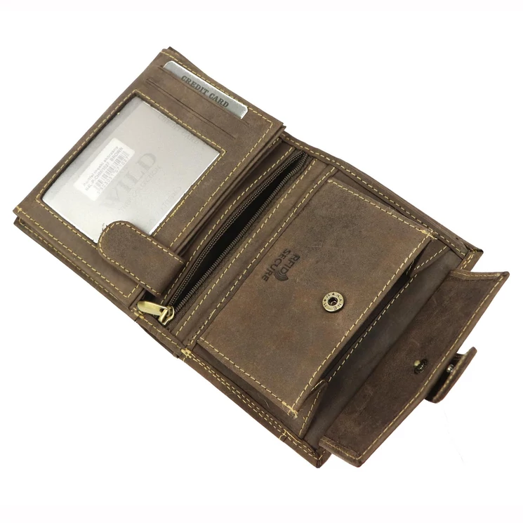 Wild Valódi bőr Pénztárca