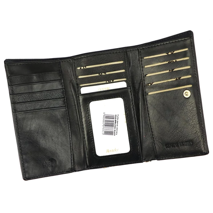  Valódi bőr Pénztárca Piros színben RFID védelemmel