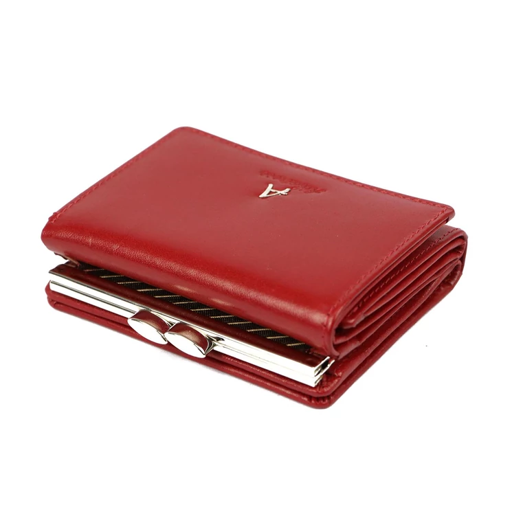 Albatross Valódi bőr Pénztárca piros színben