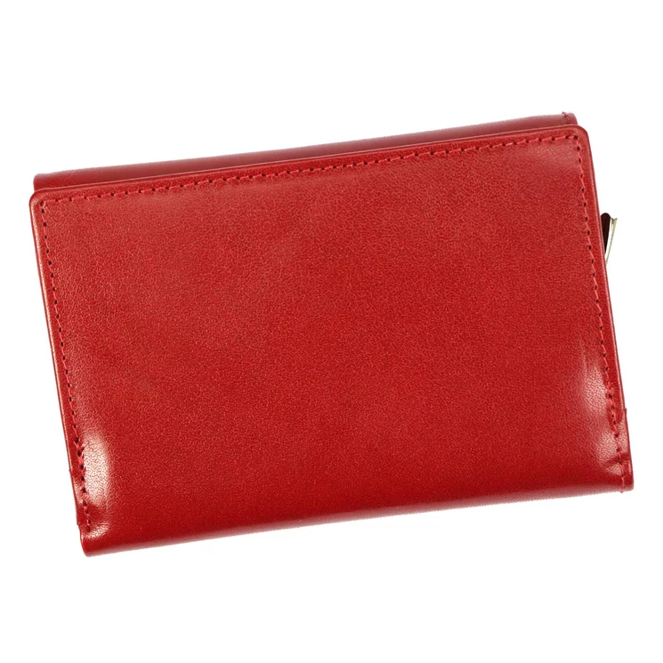 Piros színű Valódi bőr Pénztárca