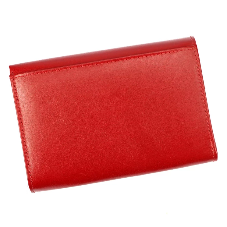 Piros színű Valódi bőr Pénztárca