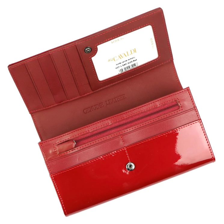 Cavaldi Valódi bőr Pénztárca piros színben