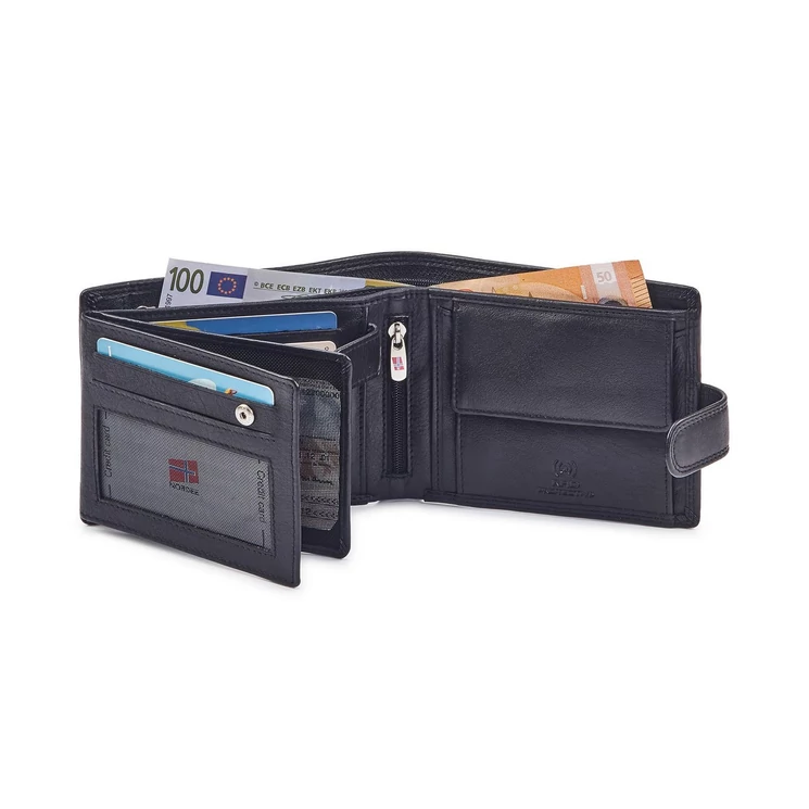 Nordee Valódi bőr Pénztárca