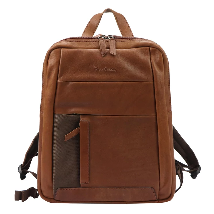 Pierre Cardin Valódi bőr Hátizsák