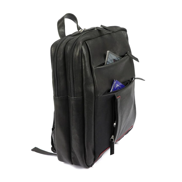 Pierre Cardin Valódi bőr Hátizsák