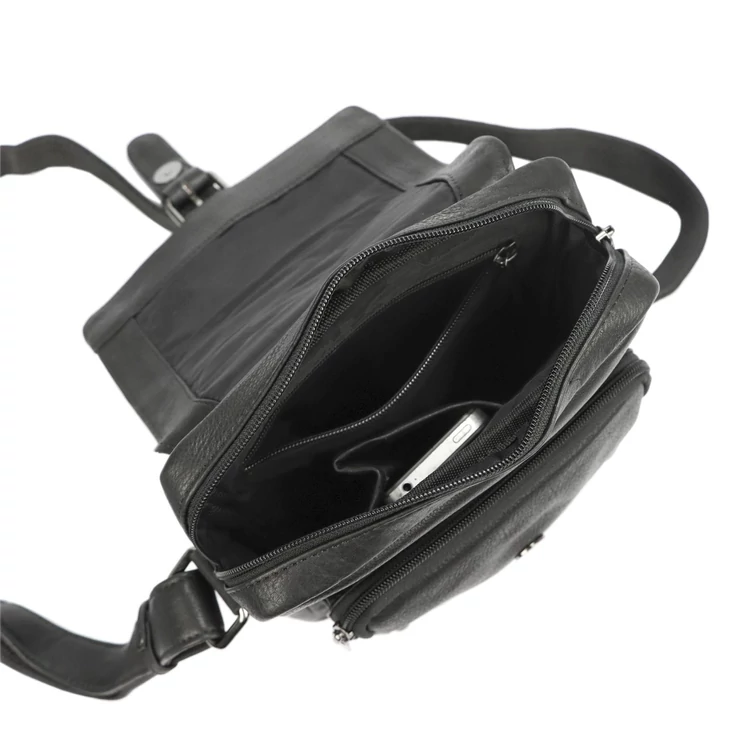 Money Kepper Valódi bőr Válltáska