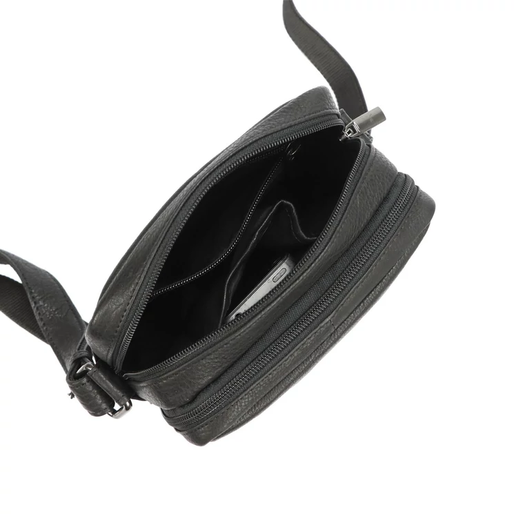 Money Kepper Valódi bőr Válltáska