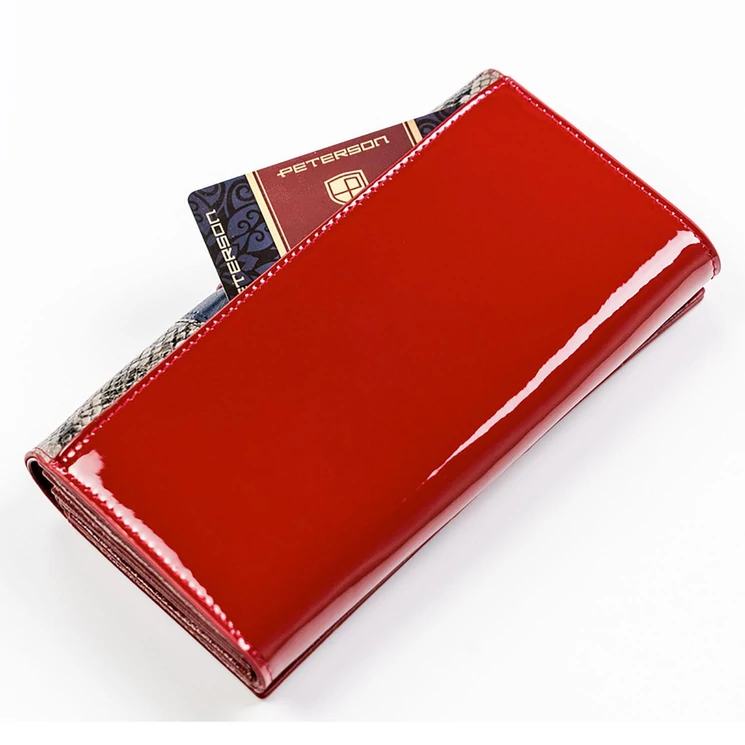 Peterson Valódi bőr Pénztárca