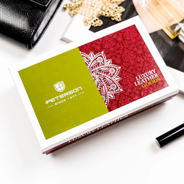 Peterson Valódi bőr Pénztárca