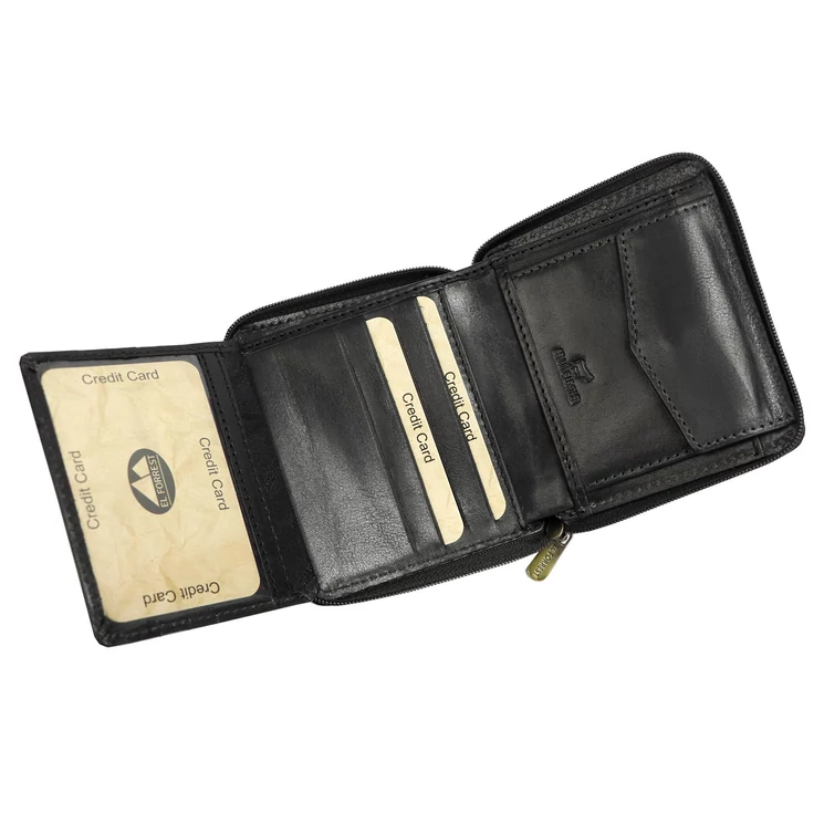 EL FORREST Valódi bőr Pénztárca